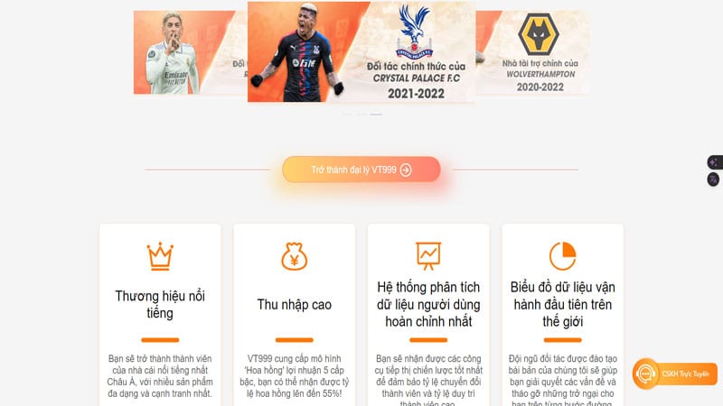 Hệ thống thanh toán và rút tiền tại nhà cái VT999