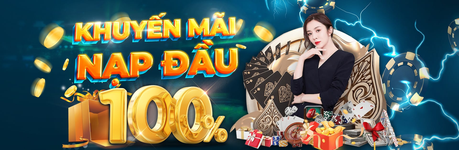 Khuyến mãi nạp đầu 100%